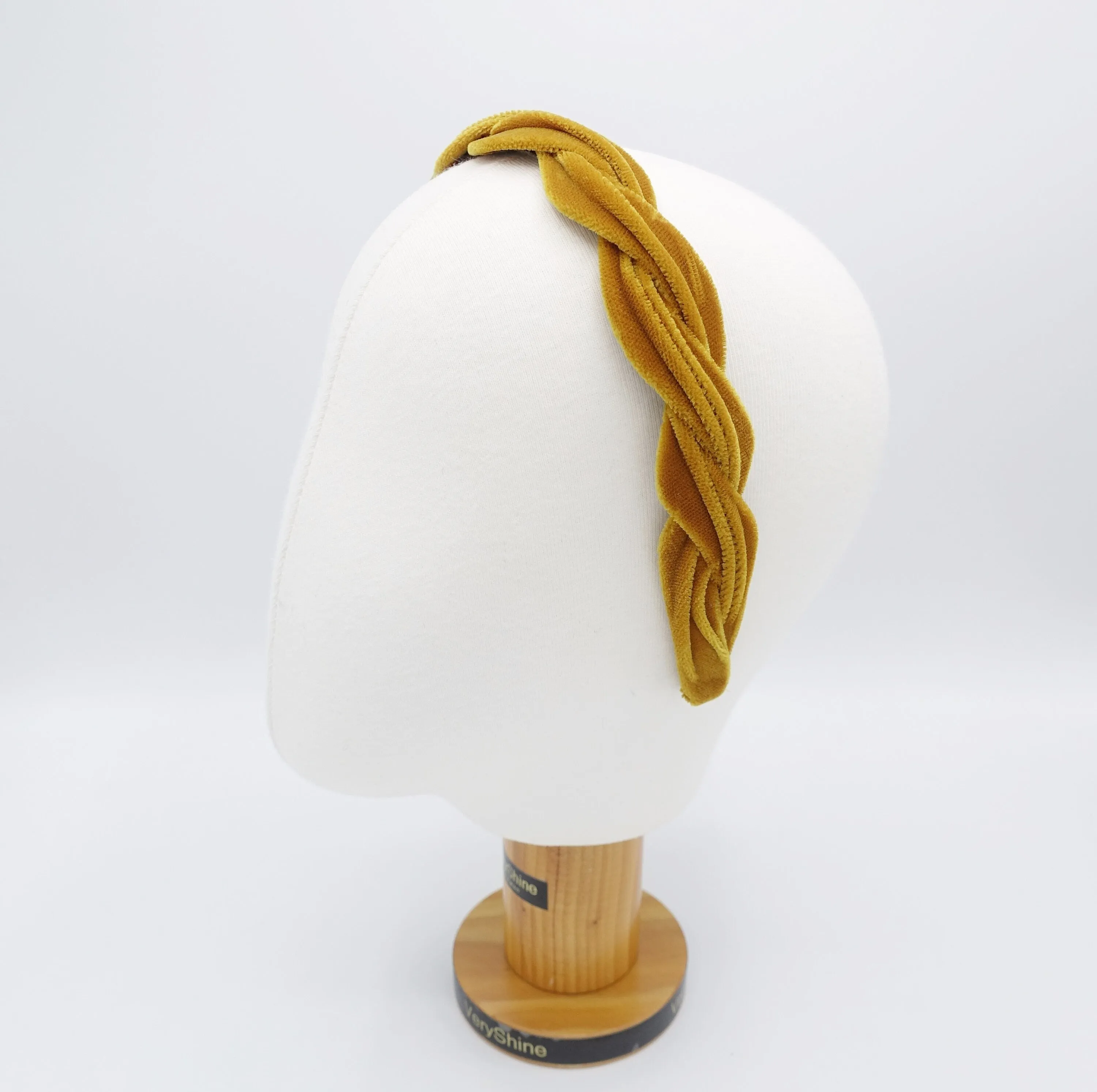 velvet narrow wave headband  for women