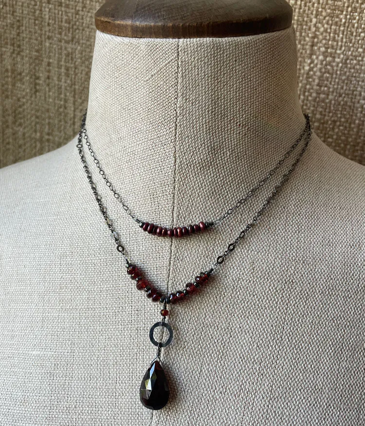 Victorian Garnet Necklace