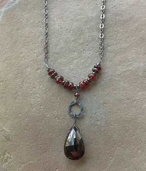 Victorian Garnet Necklace