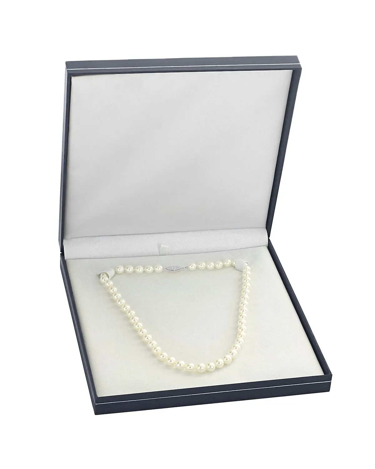 White Japanese Akoya Pearl 3-Piece Jewelry Set - AAA Quality