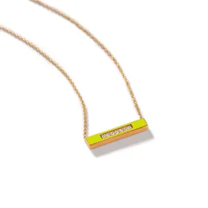 Yellow Epitome of Love Necklace