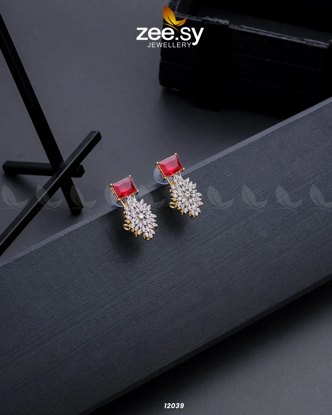 Zircon Cluster Earrings