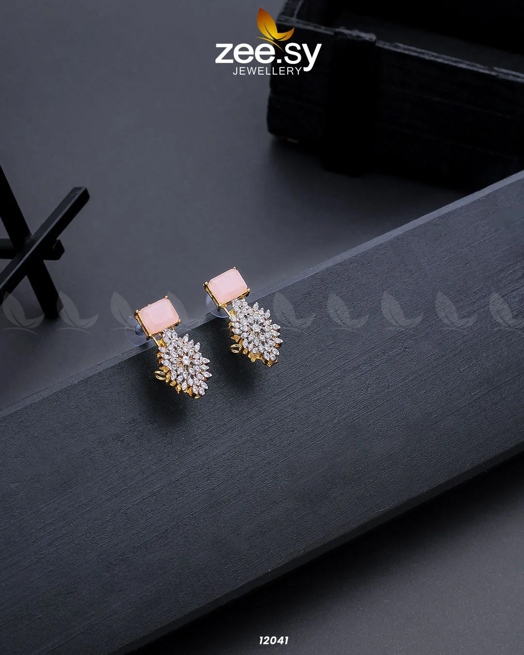 Zircon Cluster Earrings